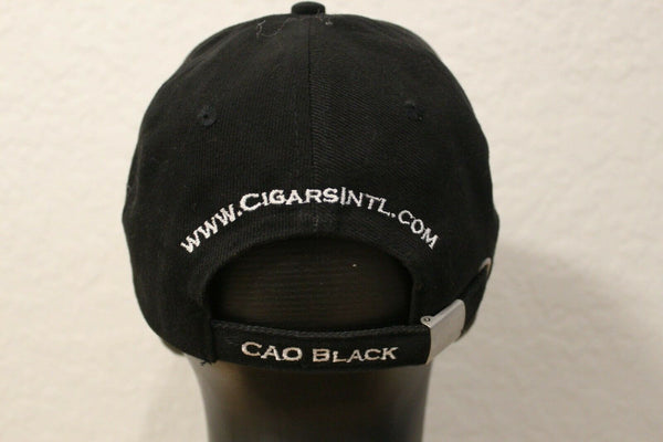 CAO Embroidered Black/White baseball cap