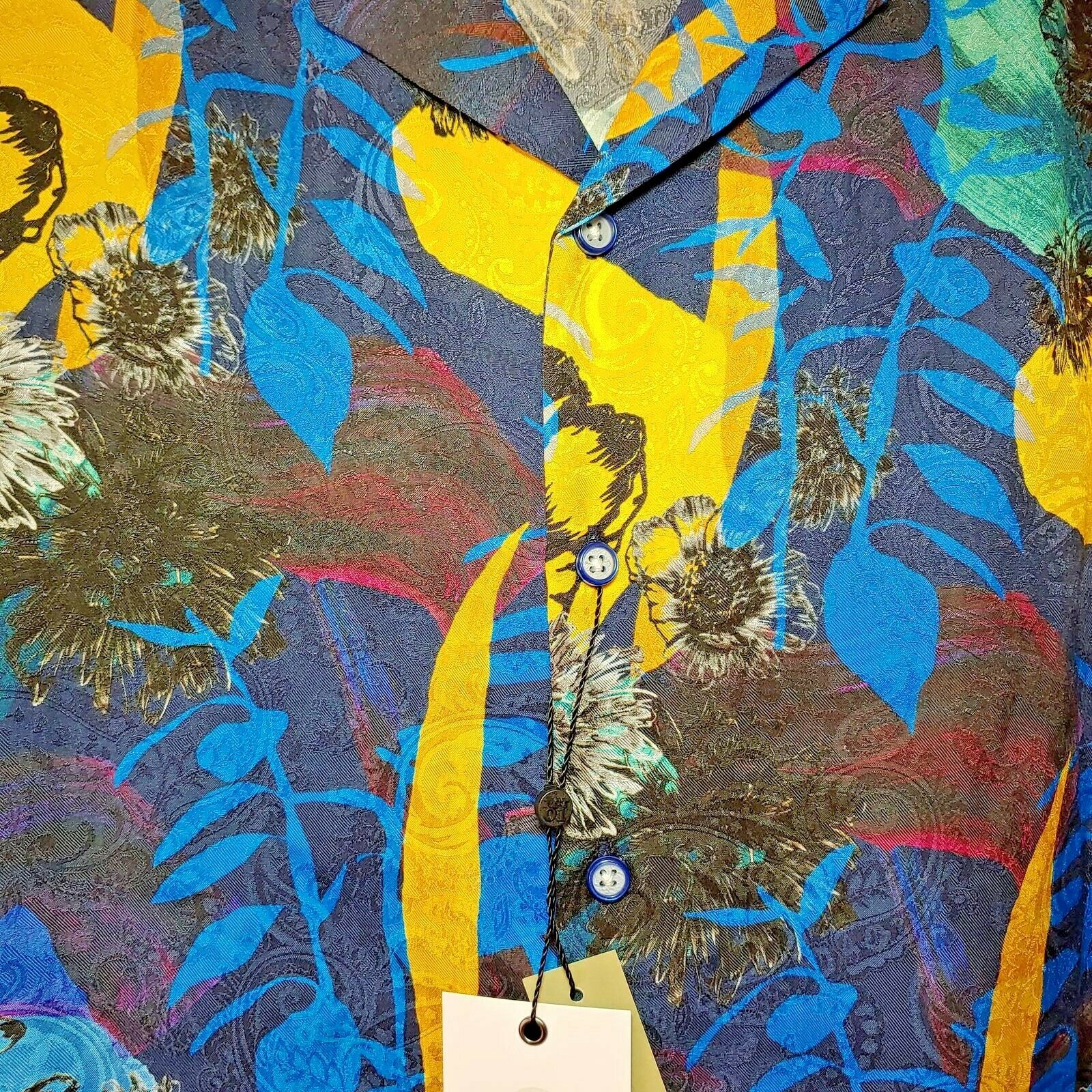 Robert Graham - Colorful Long Sleeve - Men's Medium Button Down Classic Fit