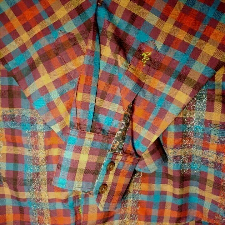 Robert Graham - Colorful Long Sleeve - Men's Medium Button Down Classic Fit