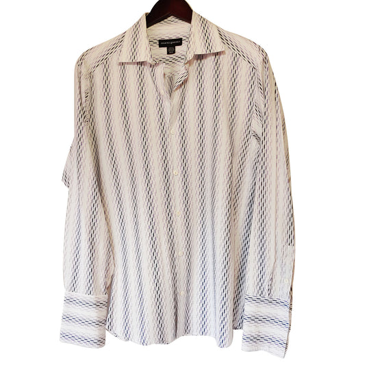 Jhane Barnes - Long Sleeve - Men's Medium Button Down Classic Fit