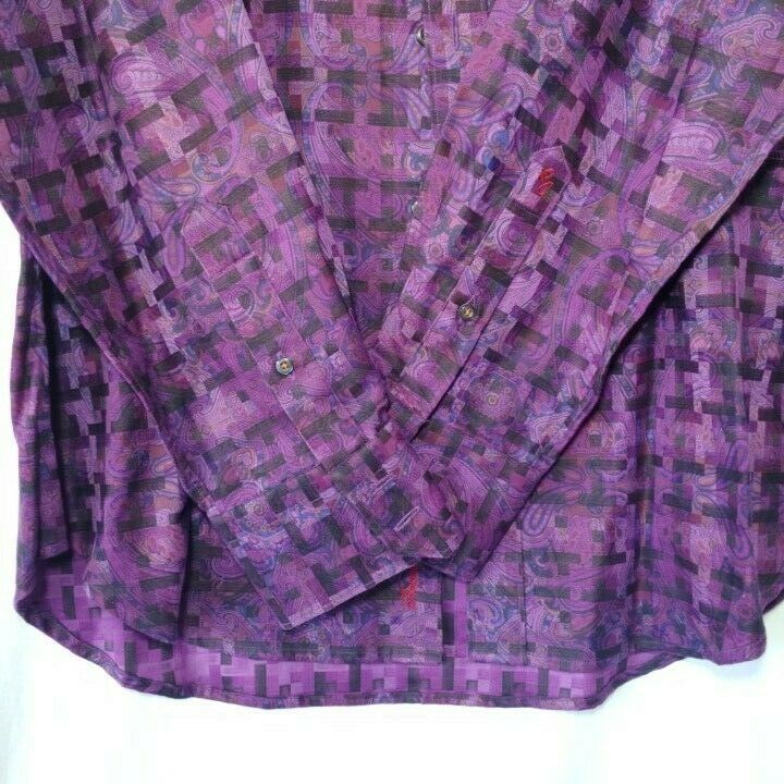 Robert Graham Colorful Long Sleeve Men's Medium Button Down Shirt