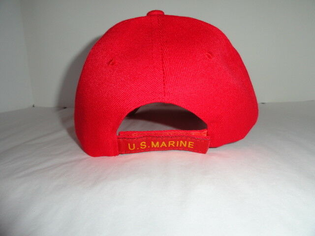 USMC Bulldog Ashtray & Red USMC Baseball Cap Combo