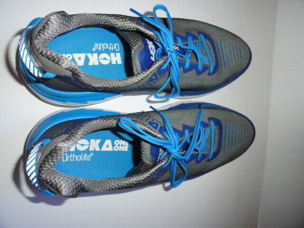 HOKA ONE ONE Bondi 5 Men's Athletic Shoes  Grey / Blue 13" M Size
