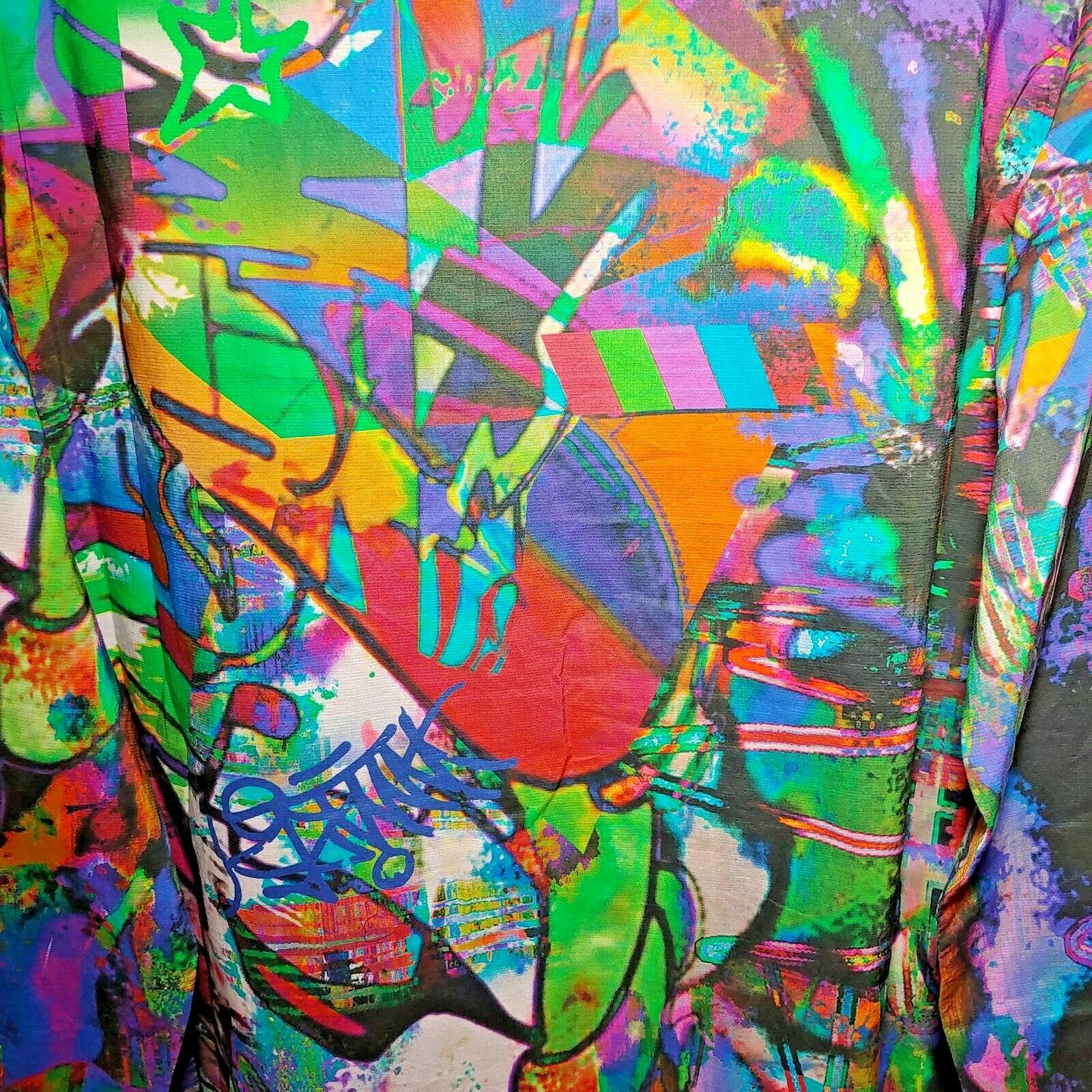 Robert Graham - Colorful Long Sleeve - Men's Medium Button Down Classic Fit