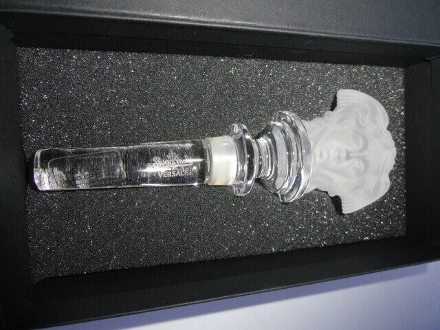Versace Medusa Frosted  Crystal Bottle Stopper