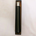 Cigar Classics | Travel Humidor Tube | Alum with Black Leather Holding Case