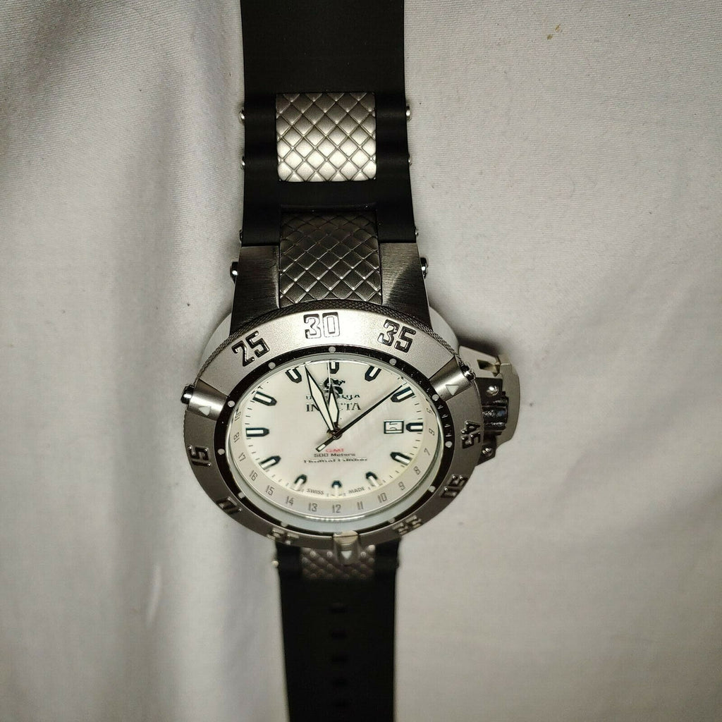 INVICTA SUBAQUA NOMA III MENS QUARTZ 50MM WHITE CASE STAINLESS STEEL DIAL