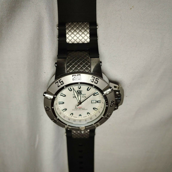 INVICTA SUBAQUA NOMA III MENS QUARTZ 50MM WHITE CASE STAINLESS STEEL DIAL