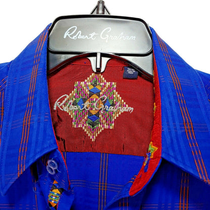 Robert Graham - Colorful Long Sleeve - Men's Medium Button Down Classic Fit