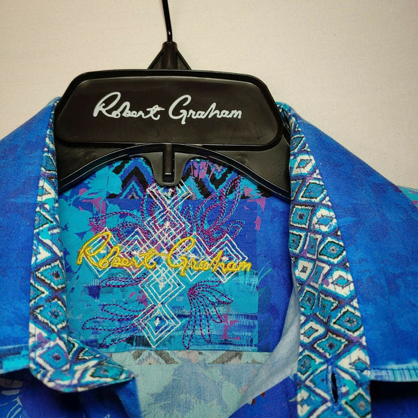 Robert Graham - Colorful Long Sleeve - Men's Large  Button Down Classic Fit