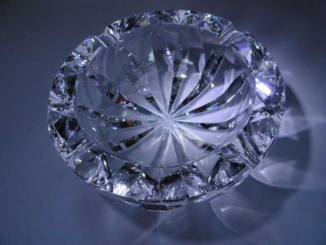 Saint Louis Clear Ashtray 7" diameter