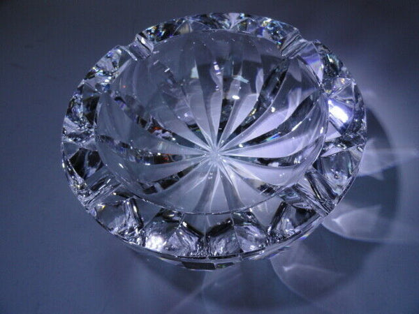 Saint Louis Clear Ashtray 7" diameter