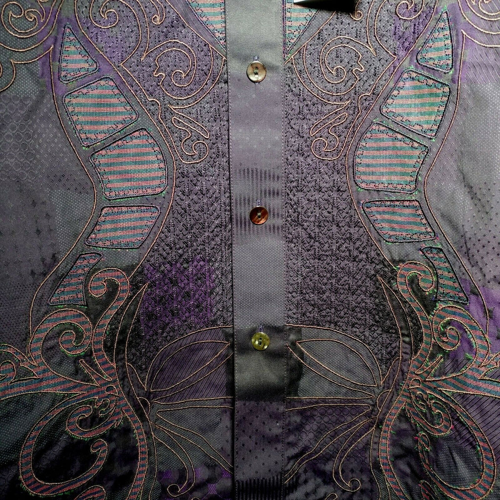 Robert Graham - Colorful Long Sleeve - Men's Medium Button Down Classic Fit  New