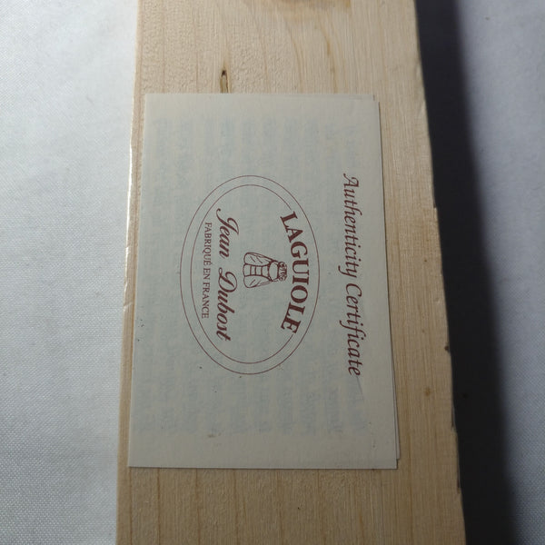Jean Dubost | Laguiole | Knife | Made in France | New in Box