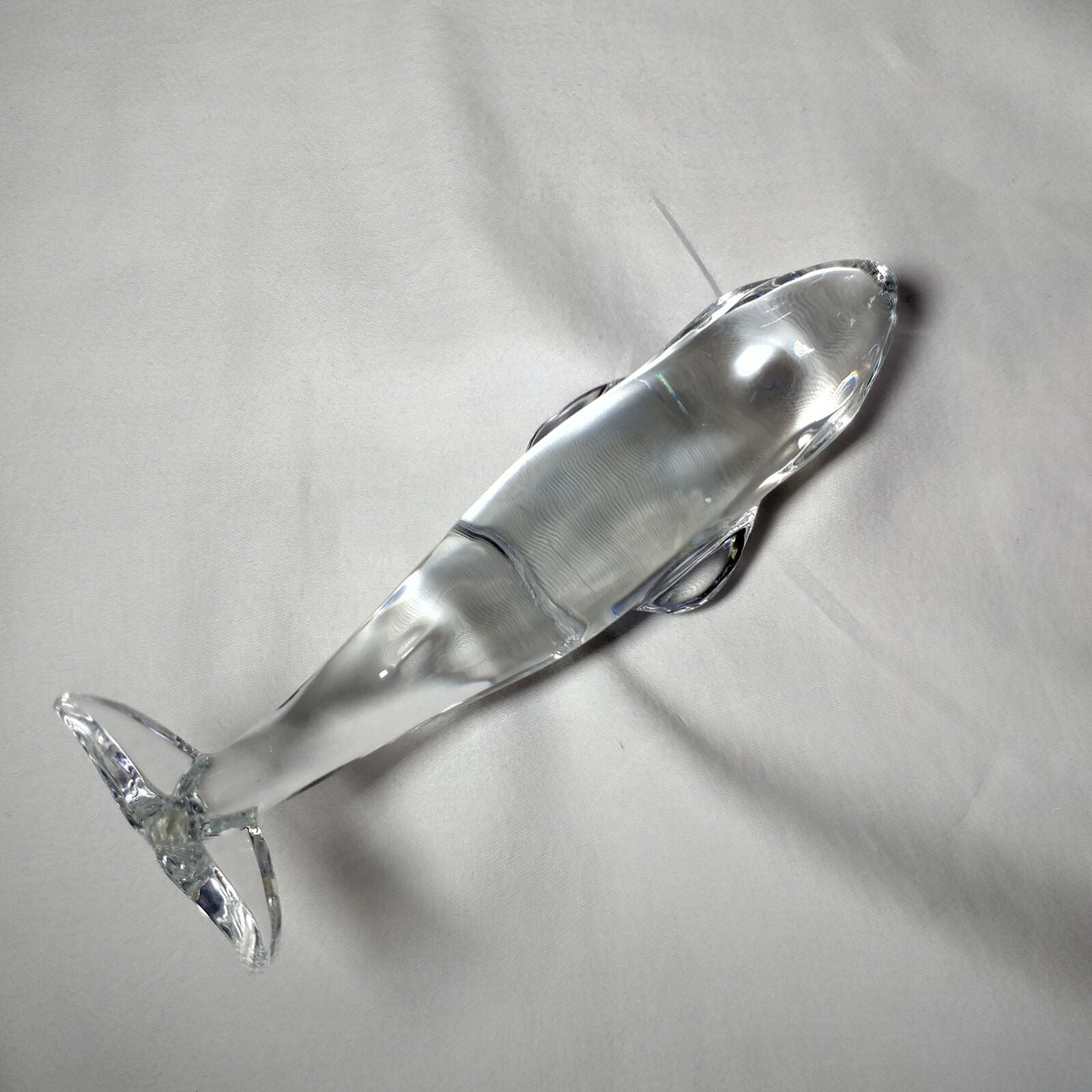 Baccarat Crystal Whale. Spectacular Heavyweight Beauty