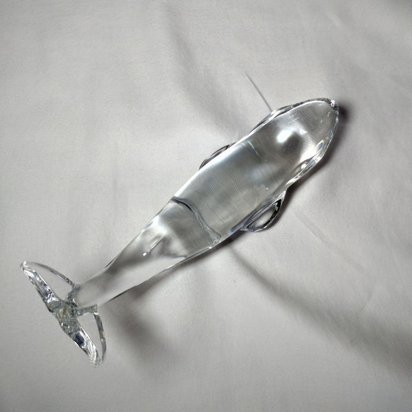 Baccarat Crystal Whale. Spectacular Heavyweight Beauty