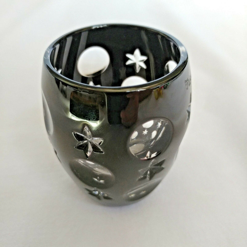 Faberge Black Galaxy Crystal  Shot Glass