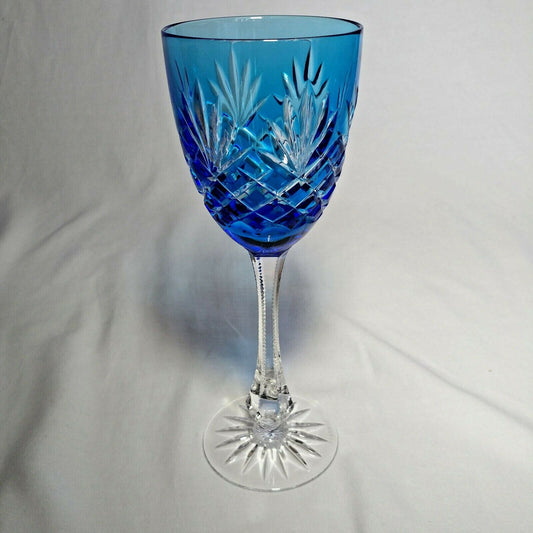 Faberge Odessa Sky Blue Crystal Glass