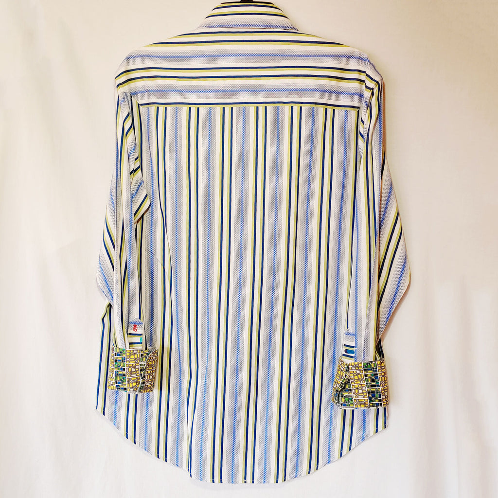 Robert Graham - Colorful Long Sleeve - Men's Medium Button Down Classic Fit