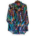 Robert Graham - Colorful Long Sleeve - Men's Medium Button Down Classic Fit