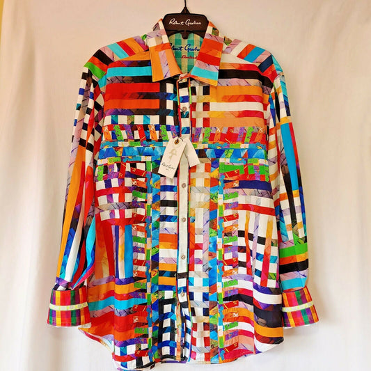 Robert Graham - Vallery of the Kings - Men's Large Button Down Classic Fit