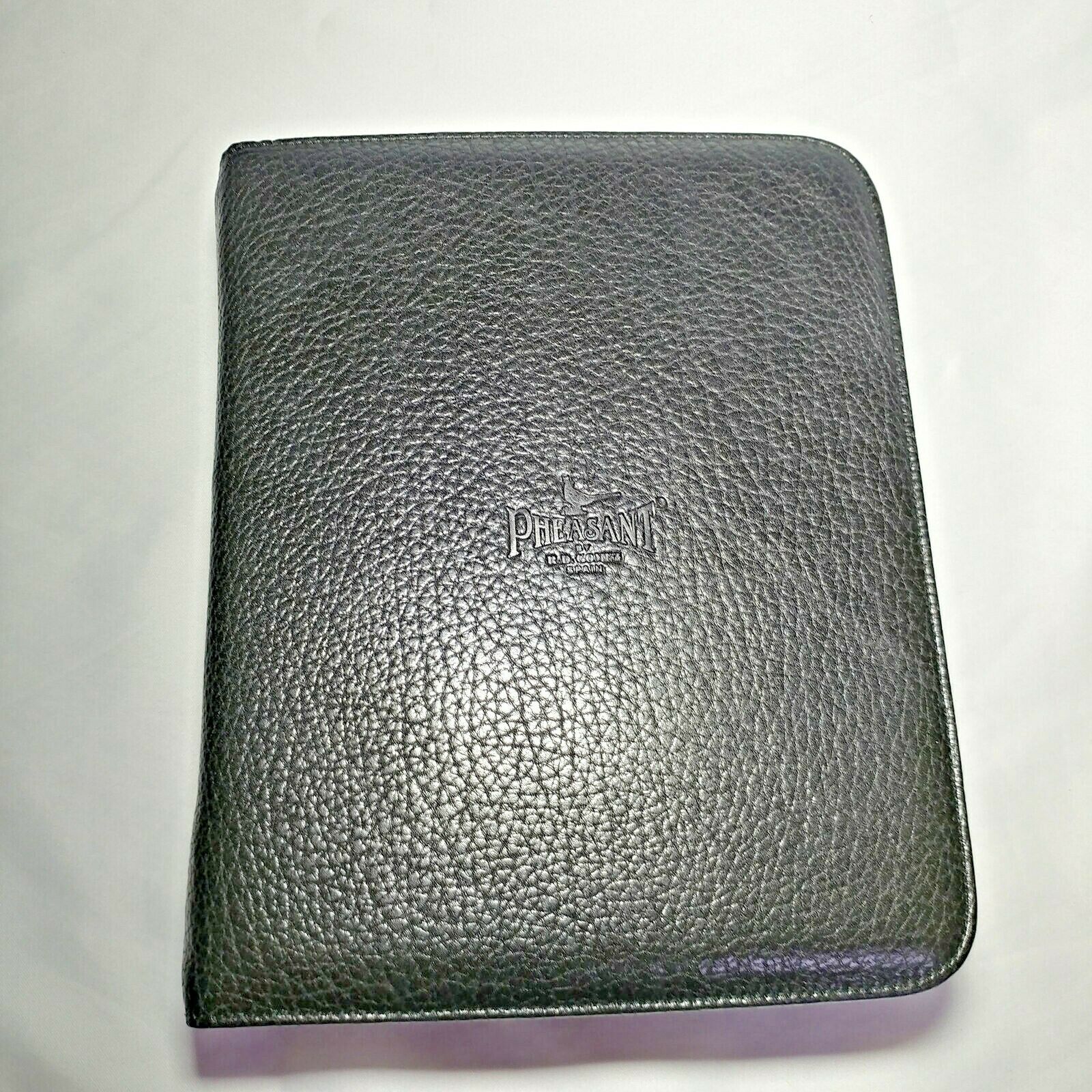 Pheasant by R.D.Gomez | Spain | Black Leather Case | P.N: 601-Black