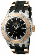 INVICTA SUBAQUA QUARTZ WATCH - ROSE GOLD CASE BLACK TONE STAINLESS STEEL