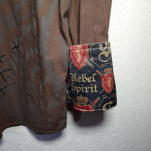 Rebel Spirit | Brown | King of Kings Shirt | Men's Medium