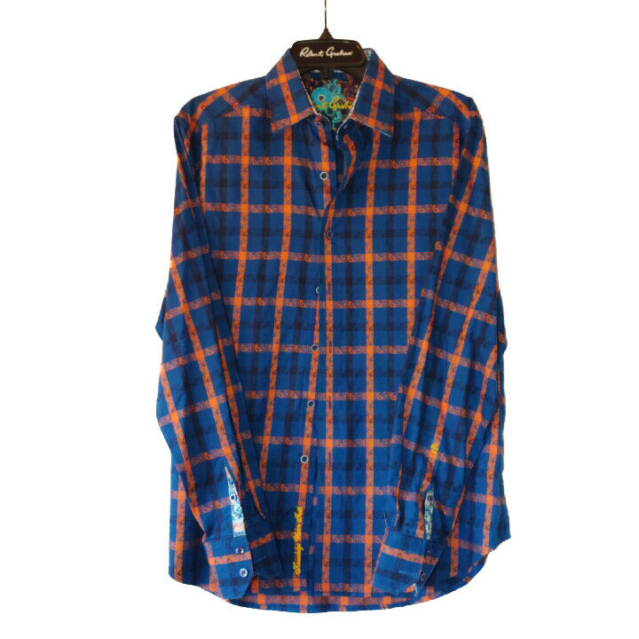 Robert Graham - Colorful Long Sleeve - Men's Medium Button Down Classic Fit