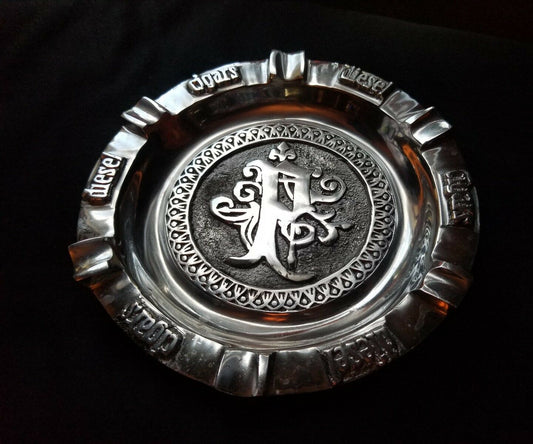 Diesel Pewter Round Ashtray