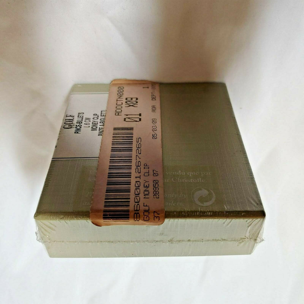 Christofle Sterling Golf Money Clip | New In Box