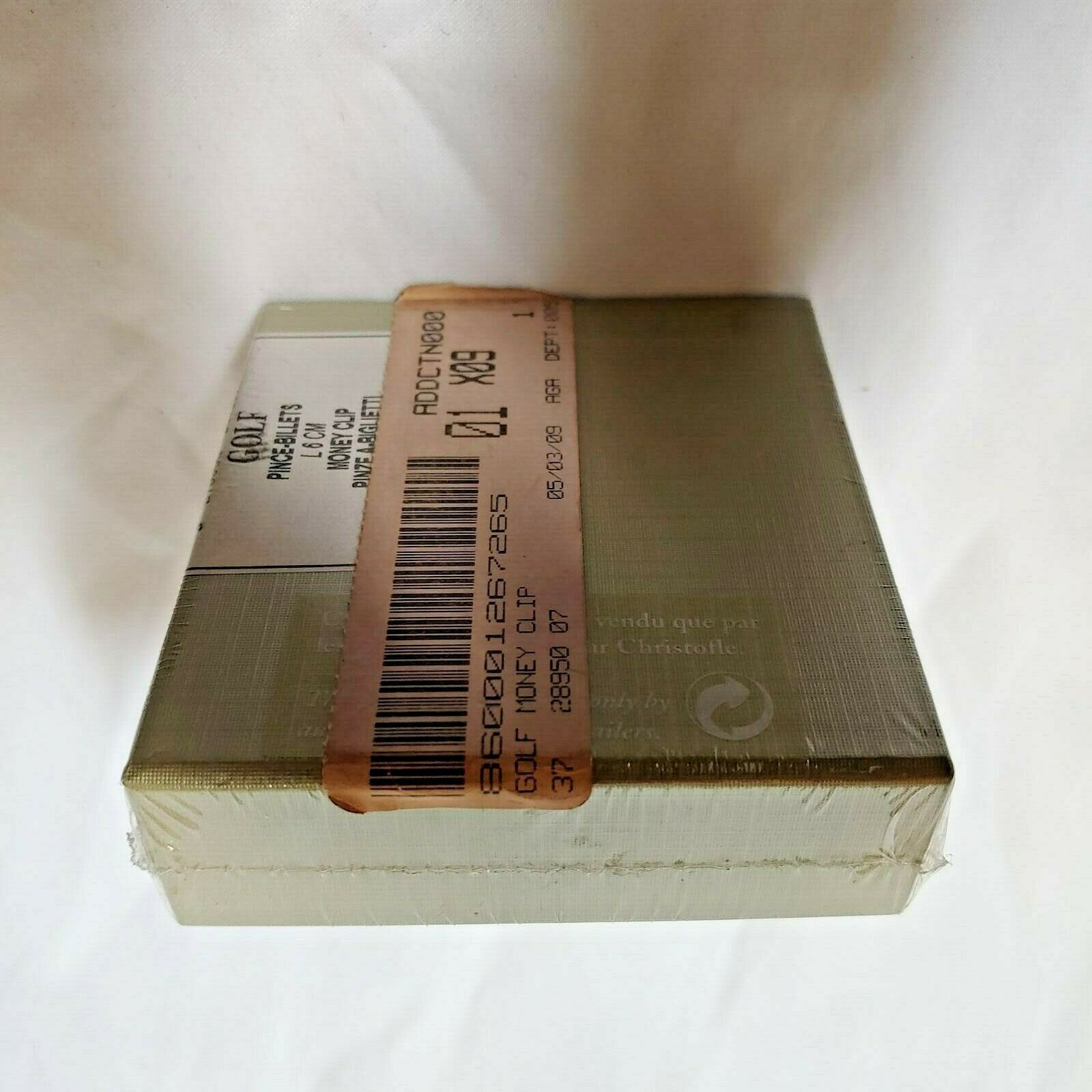 Christofle Sterling Golf Money Clip | New In Box
