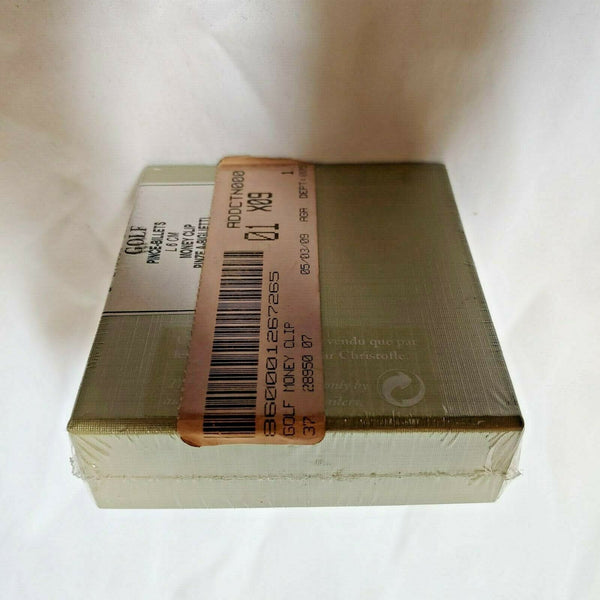 Christofle Sterling Golf Money Clip | New In Box