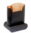 Brizard and Co. - The "Show Band" Travel Humidor - Lizard Pattern Black