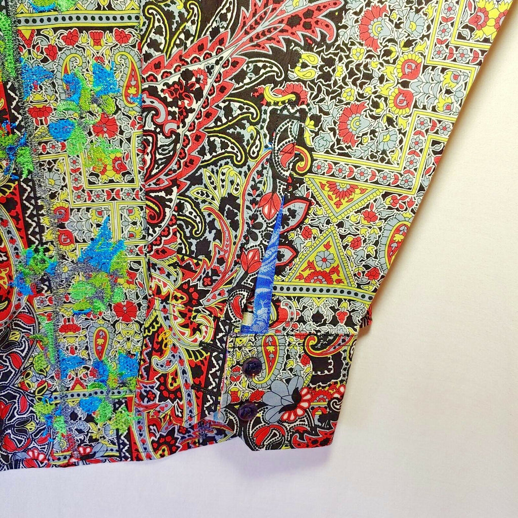Robert Graham - Colorful Long Sleeve - Men's Medium Button Down Classic Fit