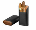 Brizard and Co. - The "Show Band" 3 Cigar Case - Sunrise Black and Rosewood