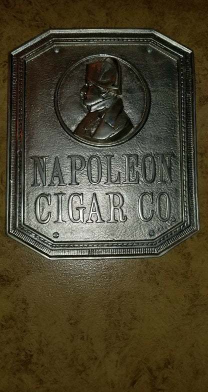 Napoleon Co. Nickel plated Bronze Sign
