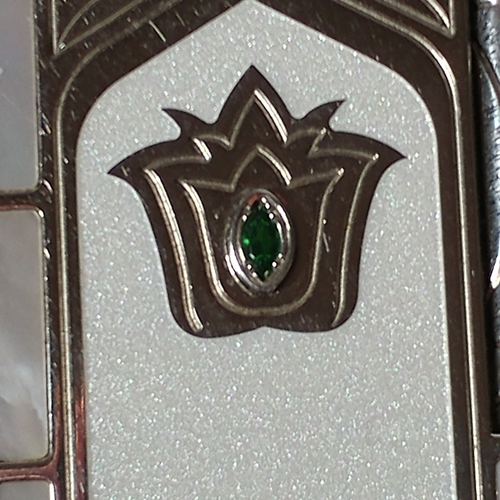 S.T. Dupont Taj Mahal Limited Edition  Platinum and Mother-of-Pearl Lighter