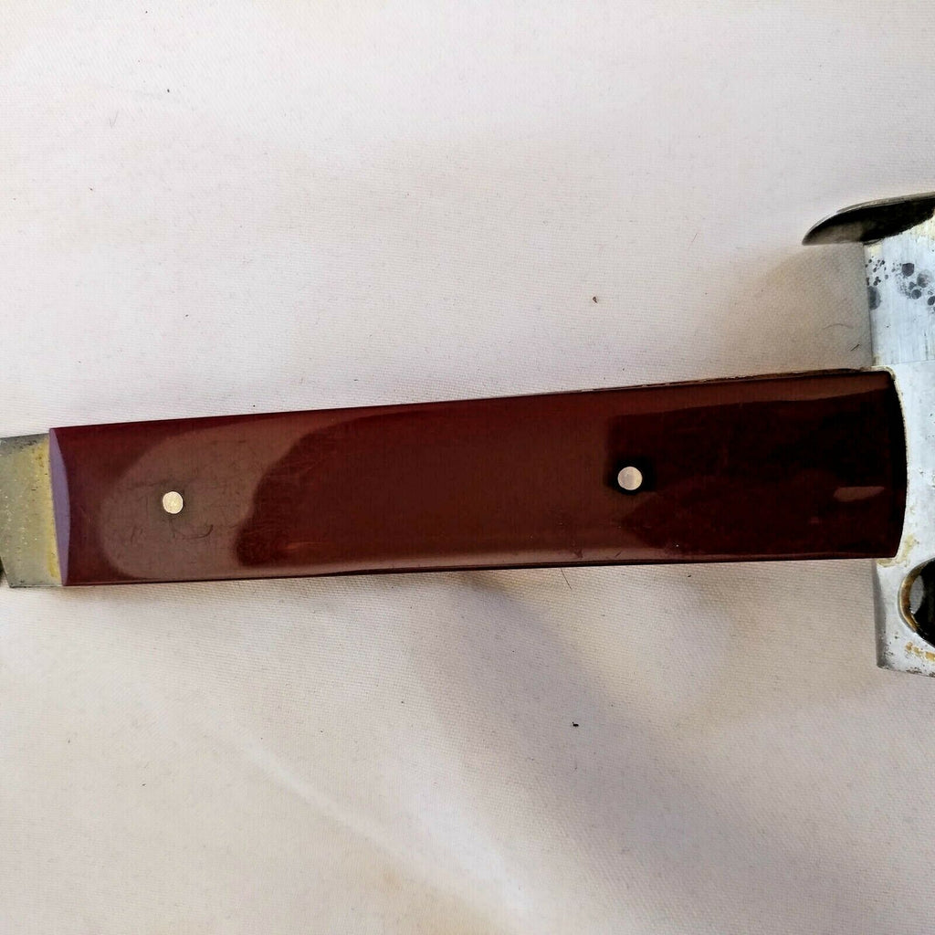 Vintage Cigar Cutter/Punch w/ Box Opener and Wooden Handle - Solingen