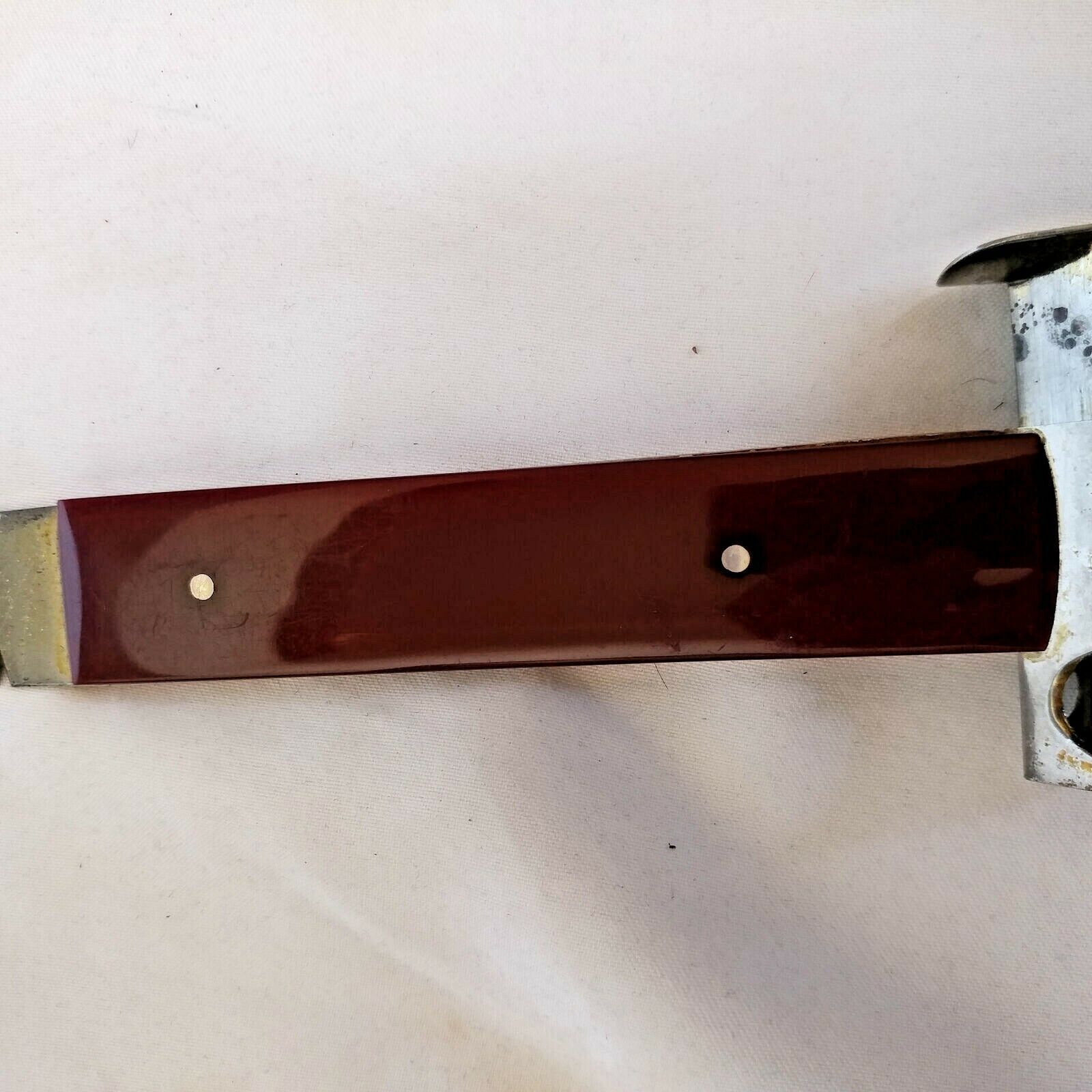 Vintage Cigar Cutter/Punch w/ Box Opener and Wooden Handle - Solingen