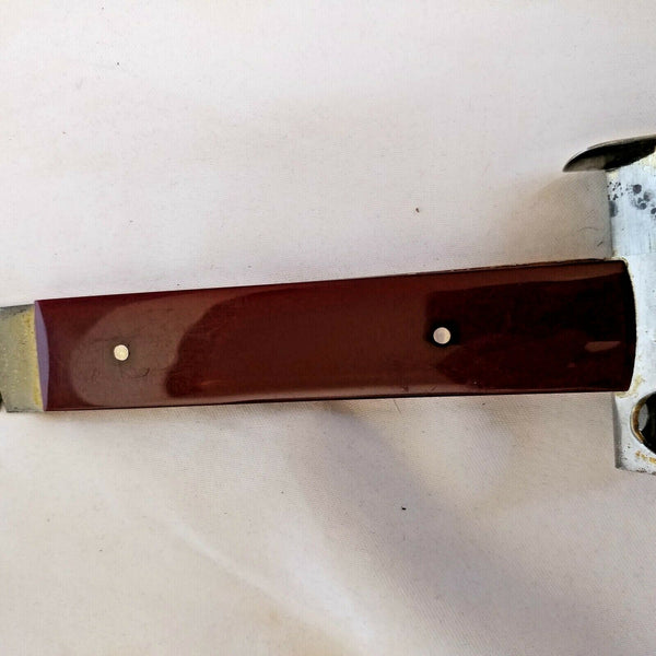 Vintage Cigar Cutter/Punch w/ Box Opener and Wooden Handle - Solingen