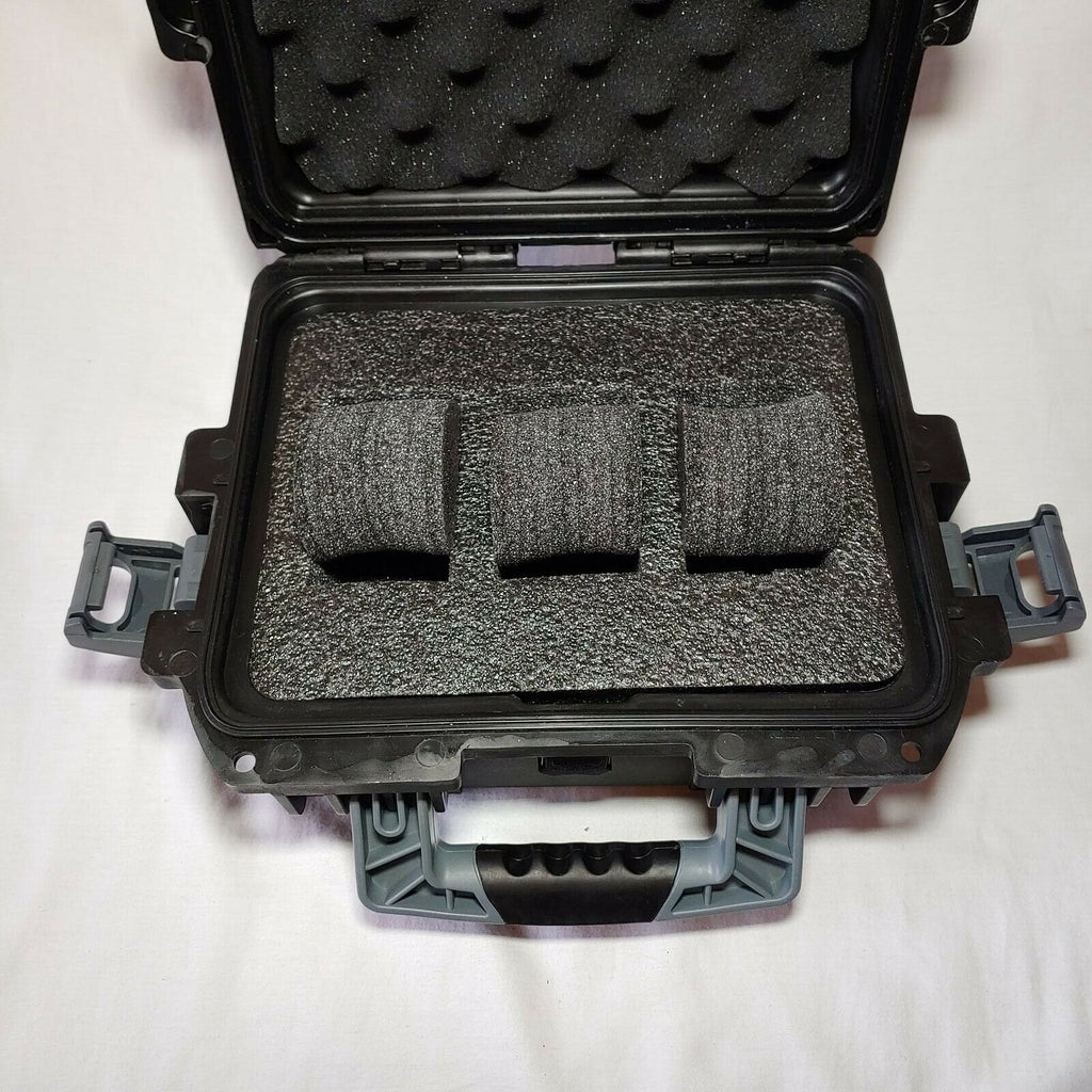 Invicta IG0097-SMIS-B 3 slot Black Plastic Watch Box Case