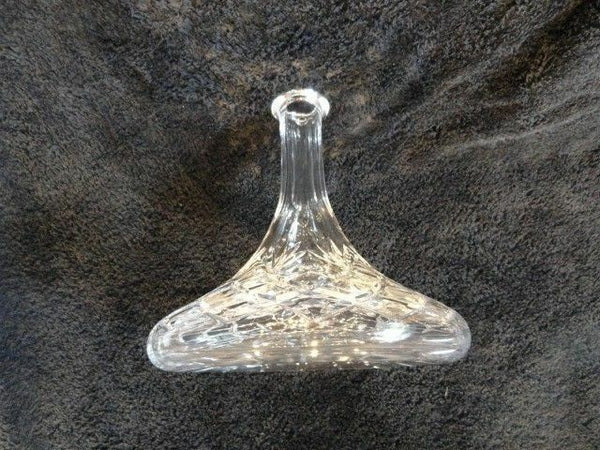 Cut  Crystal 10.5" Ships Decanter with stopper no original box