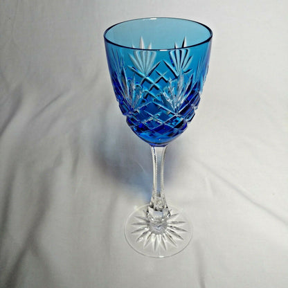 Faberge Odessa Sky Blue Crystal Glass