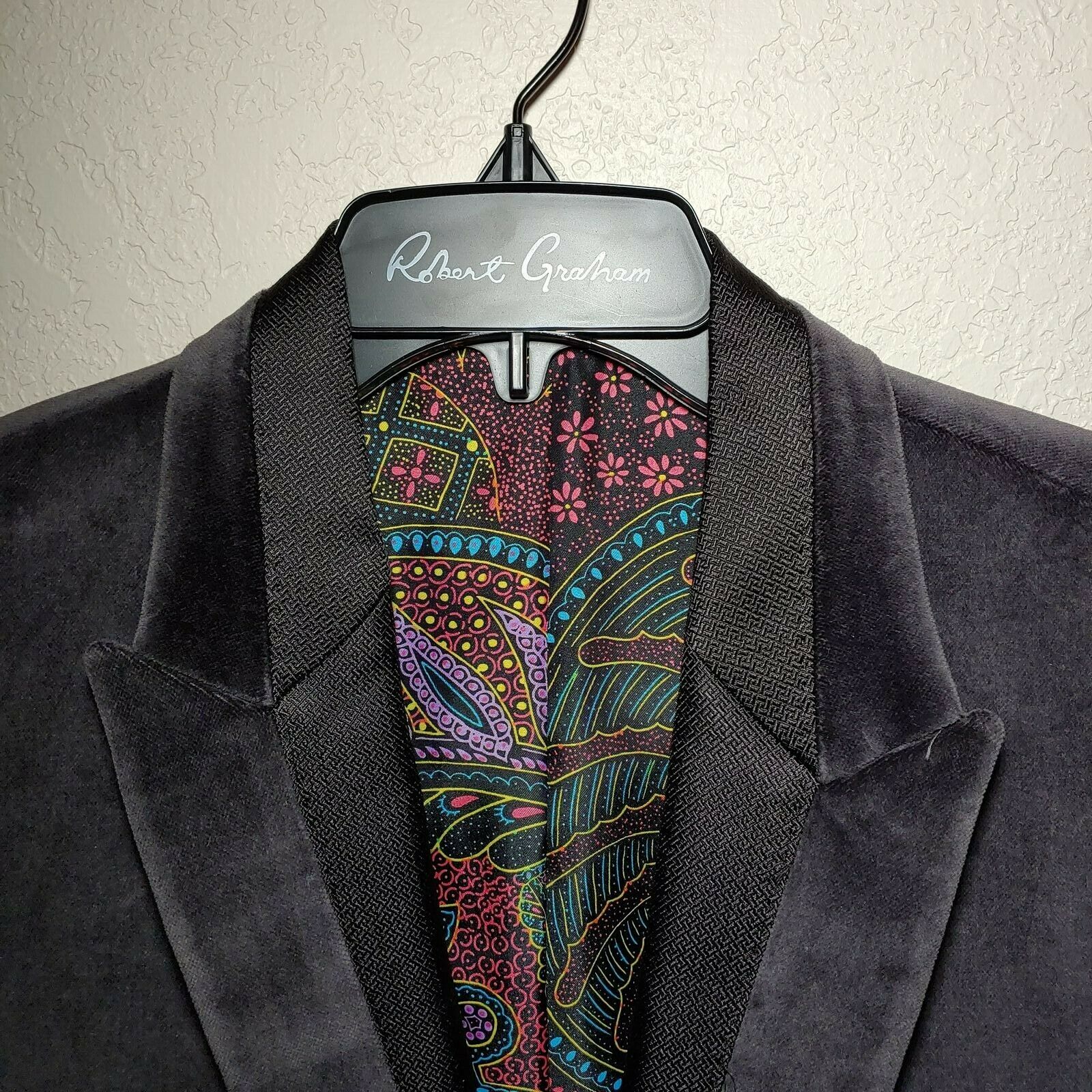 Robert Graham - Classic Fit Sport Coat Suede Jacket - Black