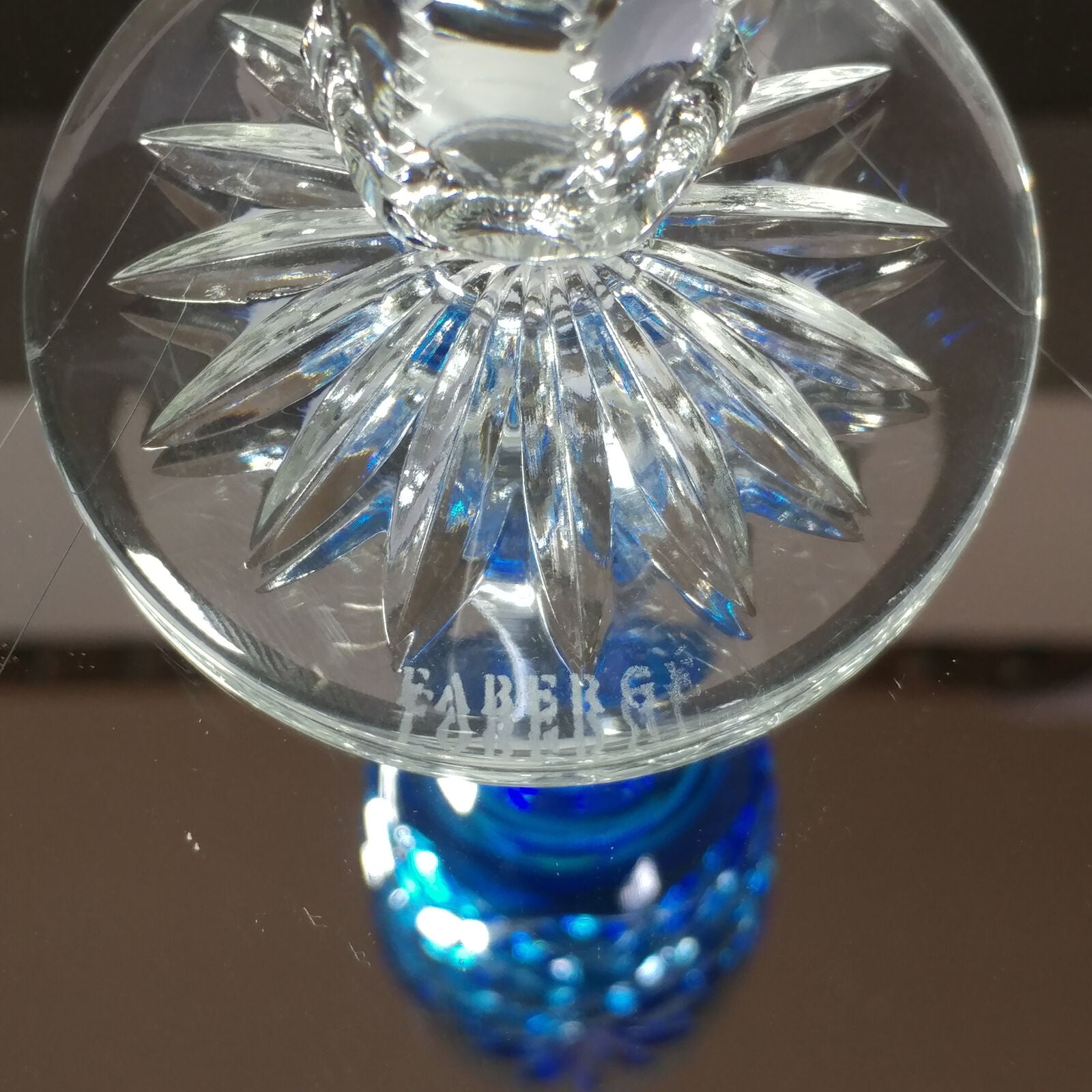 FABERGÉ ODESSA SKY BLUE CRYSTAL FLUTE | SINGLE