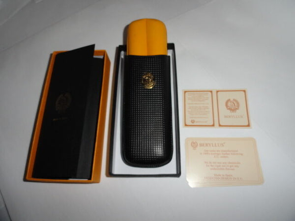 Black & Gold Leather Case