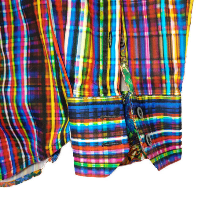 Robert Graham - Colorful Long Sleeve - Men's Medium Button Down Classic Fit