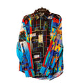 Robert Graham Colorful Long Sleeve Button-Down Shirt - Men's Medium