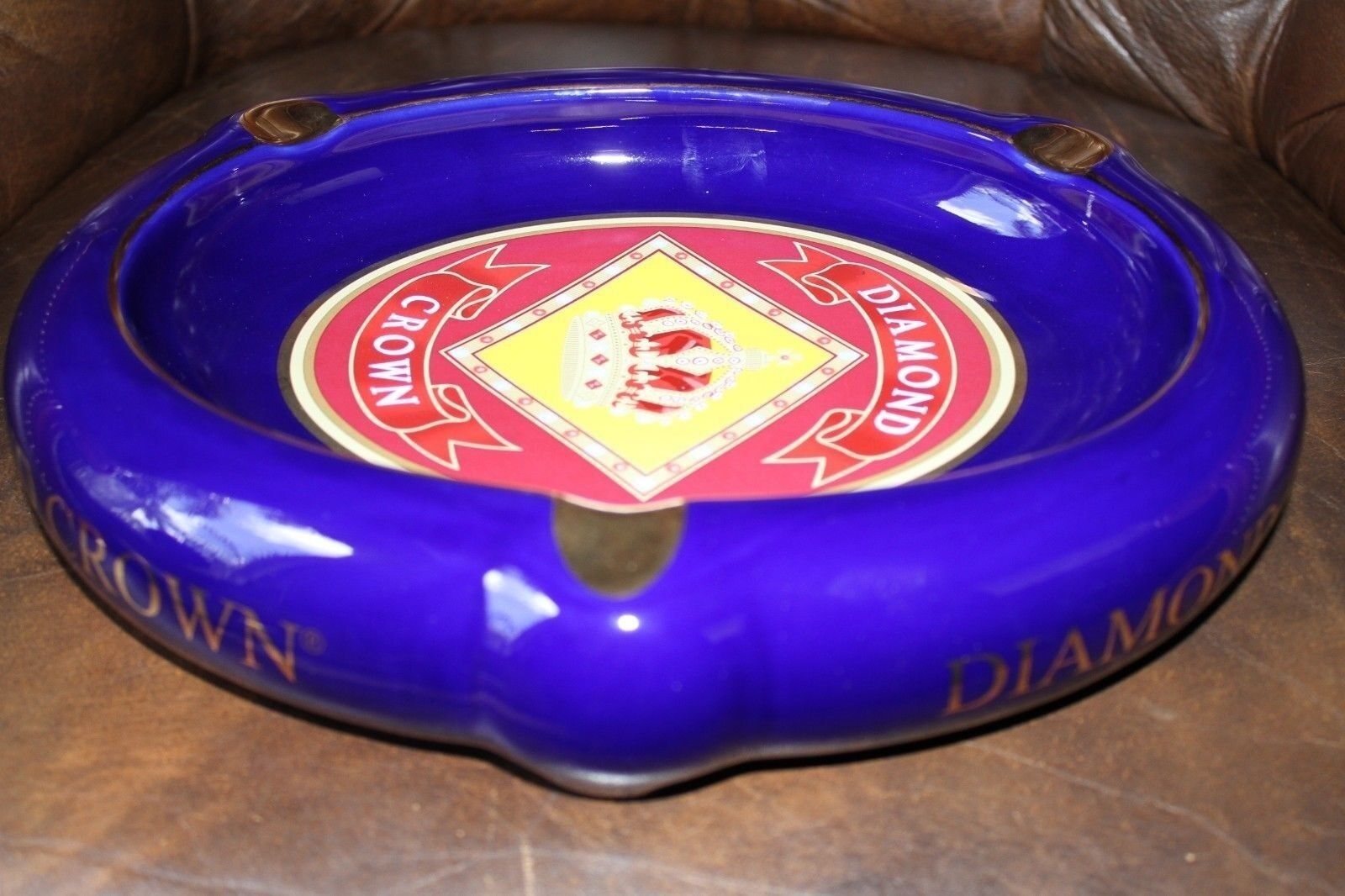 Diamond Crown Ceramic Ashtray